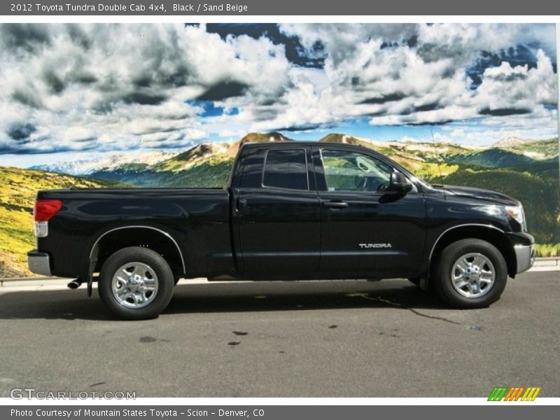 Black / Sand Beige 2012 Toyota Tundra Double Cab 4x4