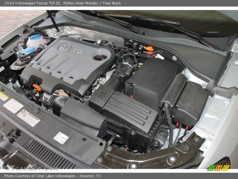 Reflex Silver Metallic / Titan Black 2014 Volkswagen Passat TDI SE