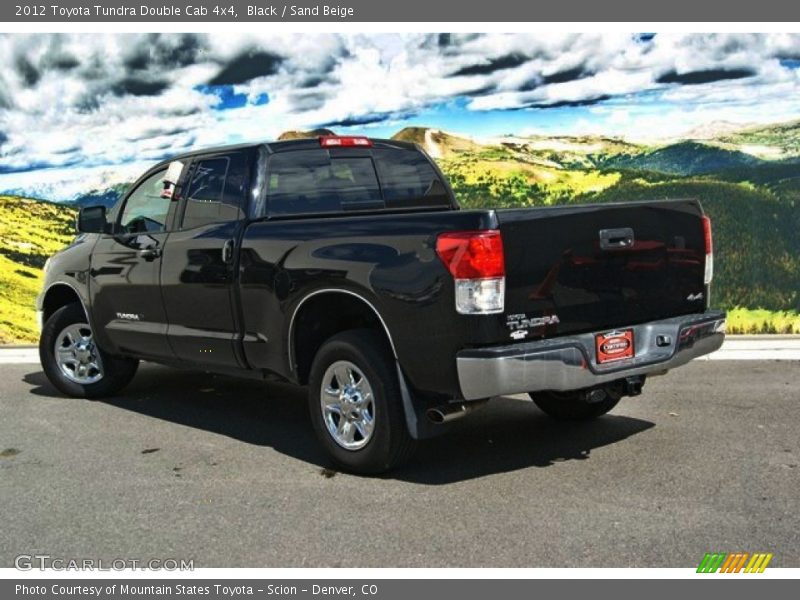Black / Sand Beige 2012 Toyota Tundra Double Cab 4x4