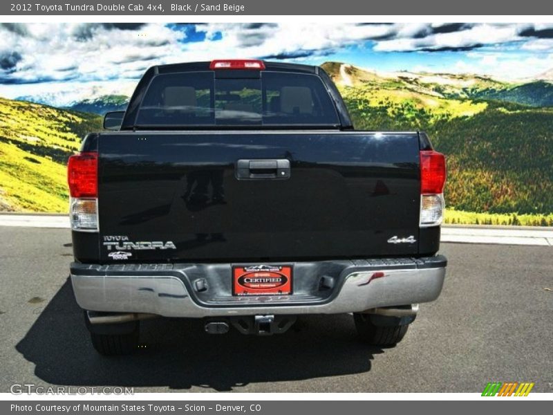 Black / Sand Beige 2012 Toyota Tundra Double Cab 4x4