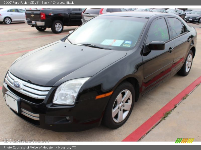 Black / Charcoal Black 2007 Ford Fusion SE V6