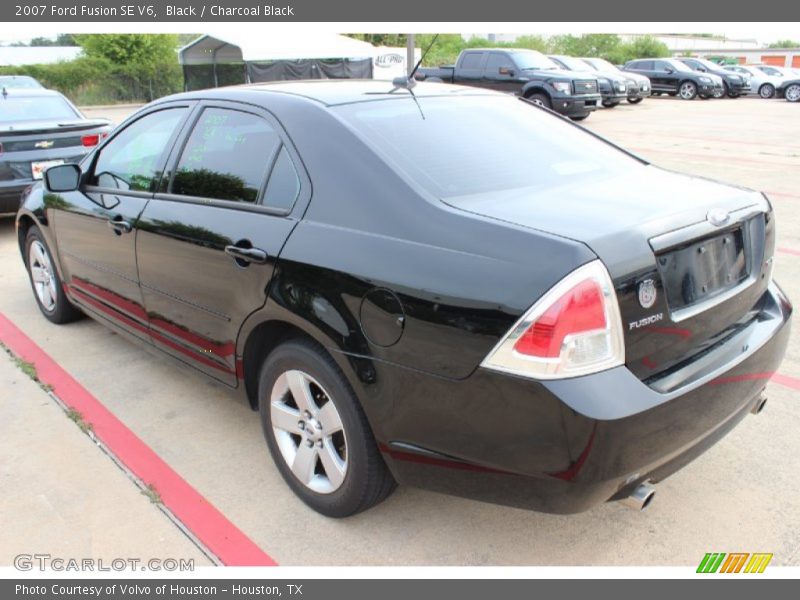 Black / Charcoal Black 2007 Ford Fusion SE V6