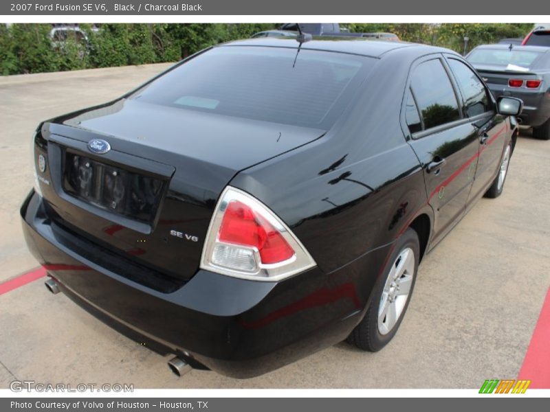 Black / Charcoal Black 2007 Ford Fusion SE V6