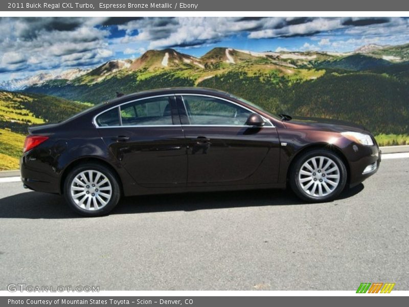 Espresso Bronze Metallic / Ebony 2011 Buick Regal CXL Turbo