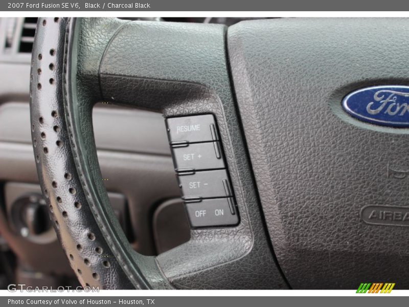 Black / Charcoal Black 2007 Ford Fusion SE V6