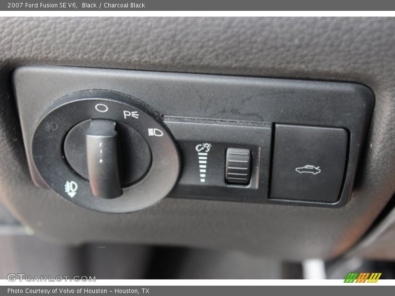 Black / Charcoal Black 2007 Ford Fusion SE V6