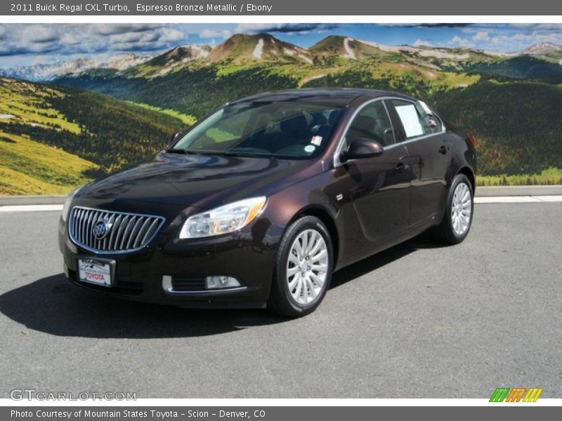 Espresso Bronze Metallic / Ebony 2011 Buick Regal CXL Turbo