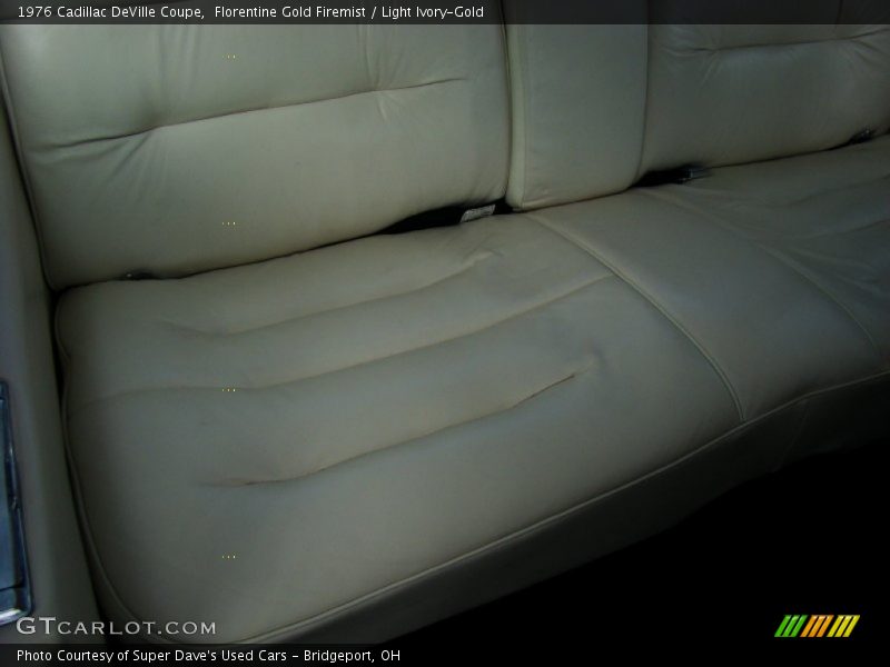 Florentine Gold Firemist / Light Ivory-Gold 1976 Cadillac DeVille Coupe