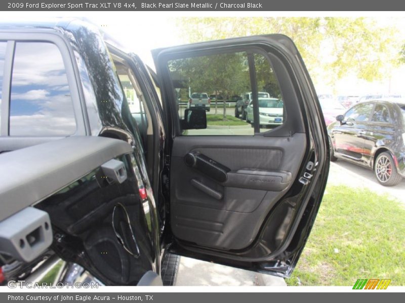 Black Pearl Slate Metallic / Charcoal Black 2009 Ford Explorer Sport Trac XLT V8 4x4