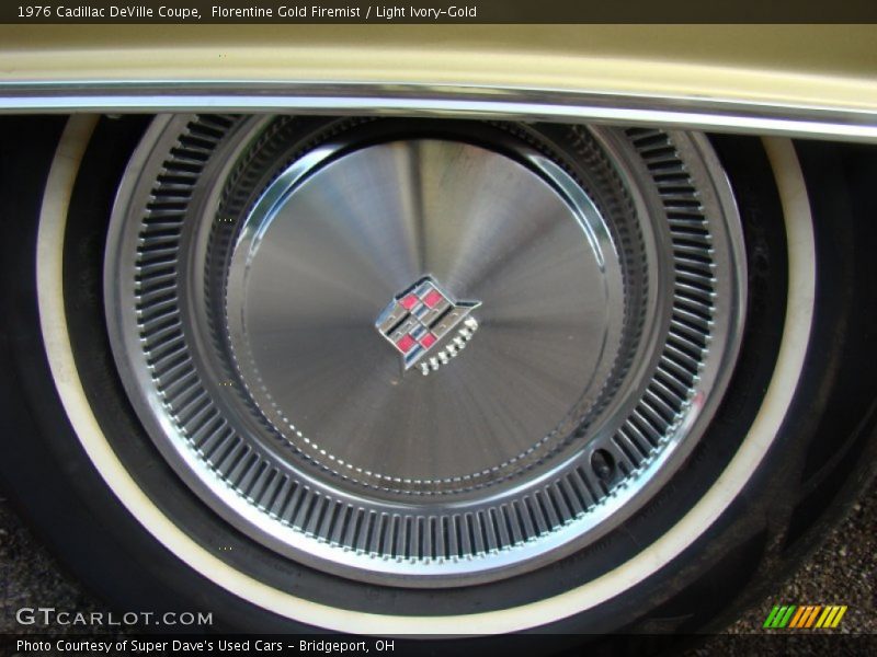 Florentine Gold Firemist / Light Ivory-Gold 1976 Cadillac DeVille Coupe