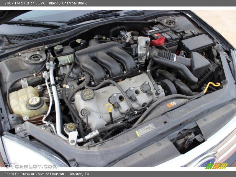 Black / Charcoal Black 2007 Ford Fusion SE V6