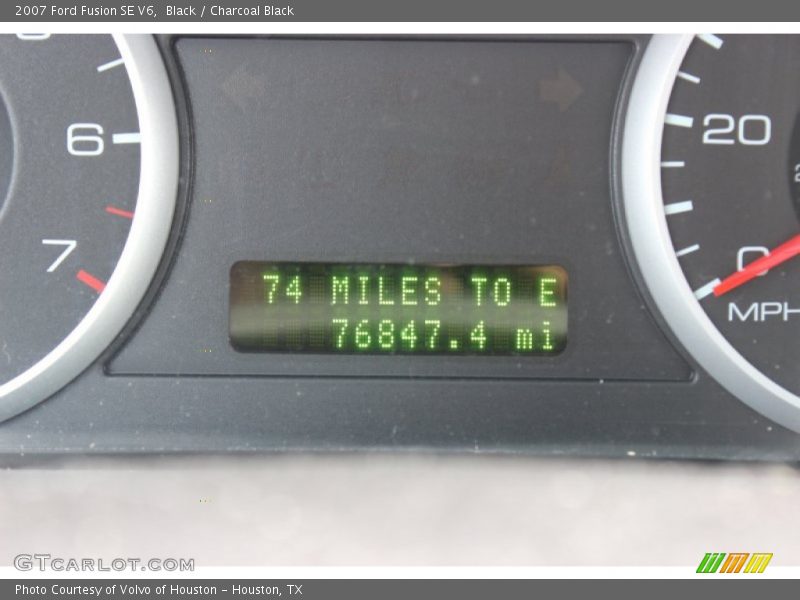 Black / Charcoal Black 2007 Ford Fusion SE V6