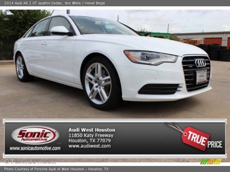 Ibis White / Velvet Beige 2014 Audi A6 2.0T quattro Sedan