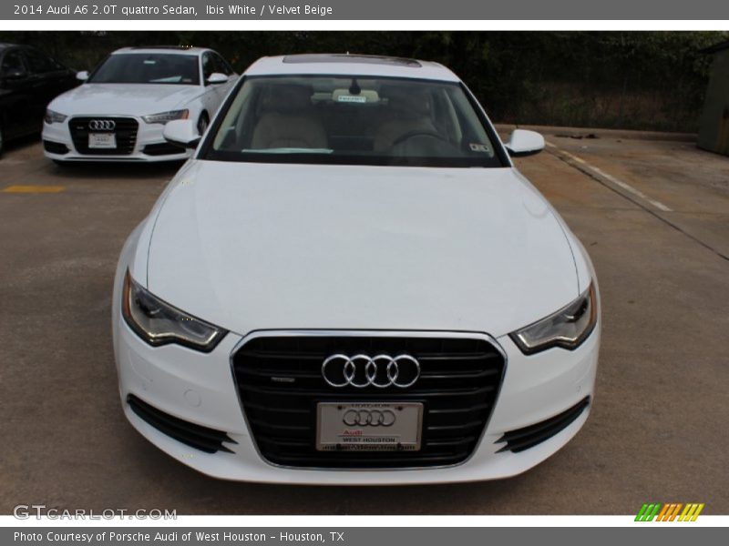 Ibis White / Velvet Beige 2014 Audi A6 2.0T quattro Sedan
