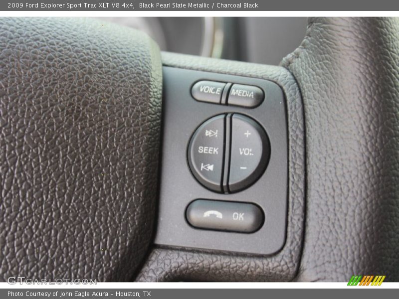 Black Pearl Slate Metallic / Charcoal Black 2009 Ford Explorer Sport Trac XLT V8 4x4