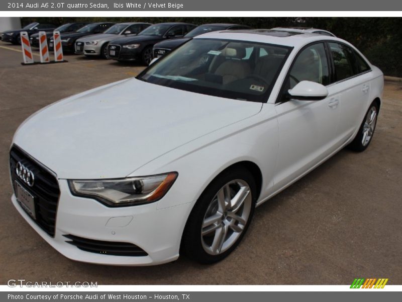 Ibis White / Velvet Beige 2014 Audi A6 2.0T quattro Sedan
