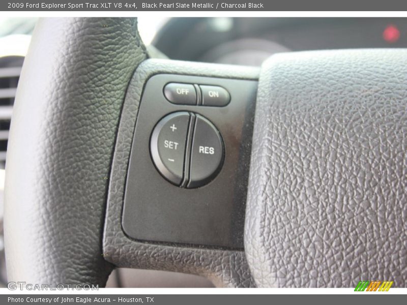 Black Pearl Slate Metallic / Charcoal Black 2009 Ford Explorer Sport Trac XLT V8 4x4