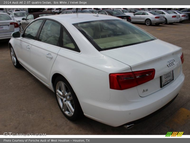 Ibis White / Velvet Beige 2014 Audi A6 2.0T quattro Sedan