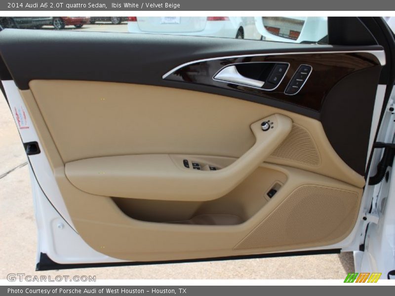 Ibis White / Velvet Beige 2014 Audi A6 2.0T quattro Sedan