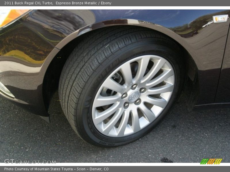 Espresso Bronze Metallic / Ebony 2011 Buick Regal CXL Turbo