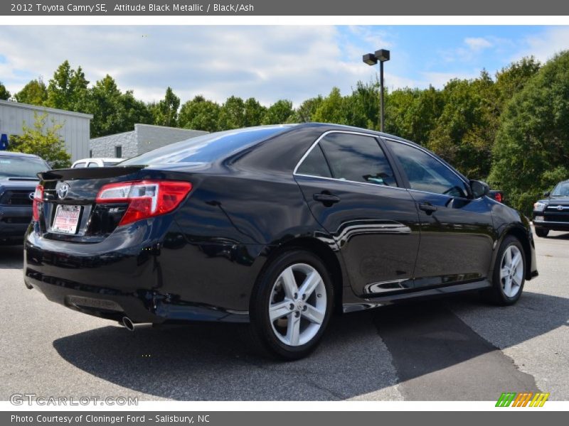 Attitude Black Metallic / Black/Ash 2012 Toyota Camry SE