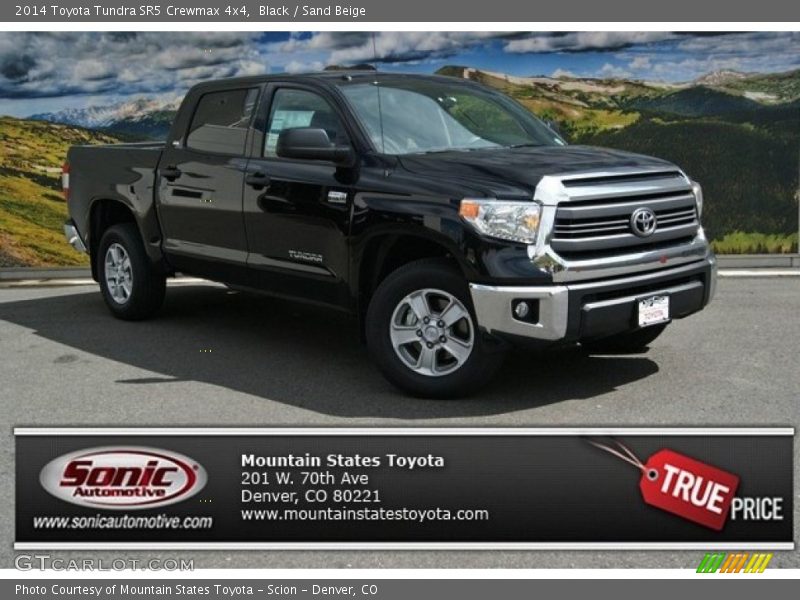 Black / Sand Beige 2014 Toyota Tundra SR5 Crewmax 4x4