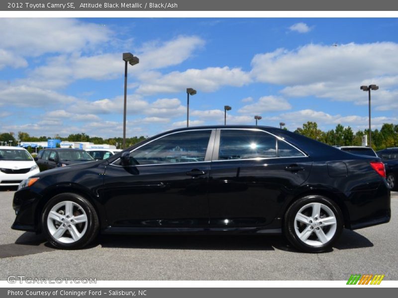 Attitude Black Metallic / Black/Ash 2012 Toyota Camry SE