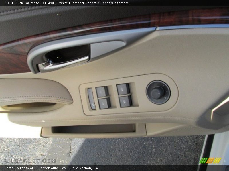 White Diamond Tricoat / Cocoa/Cashmere 2011 Buick LaCrosse CXL AWD