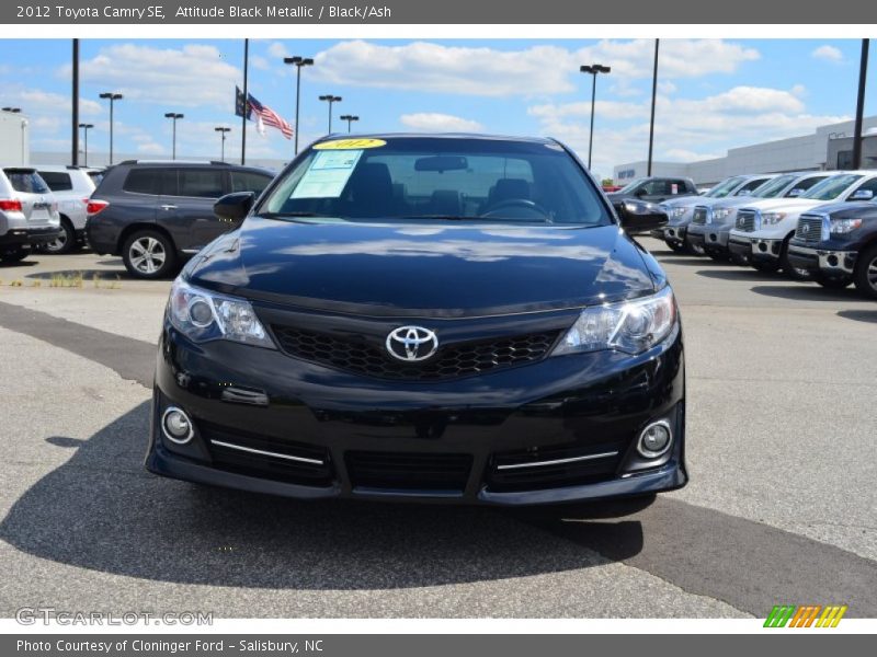 Attitude Black Metallic / Black/Ash 2012 Toyota Camry SE