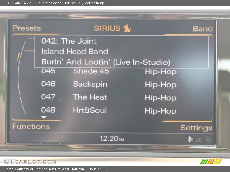 Ibis White / Velvet Beige 2014 Audi A6 2.0T quattro Sedan