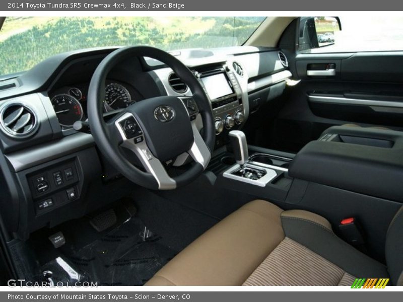 Black / Sand Beige 2014 Toyota Tundra SR5 Crewmax 4x4
