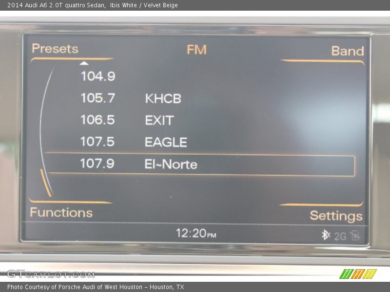 Ibis White / Velvet Beige 2014 Audi A6 2.0T quattro Sedan