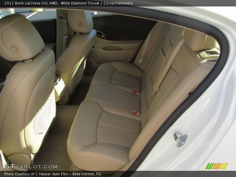 White Diamond Tricoat / Cocoa/Cashmere 2011 Buick LaCrosse CXL AWD