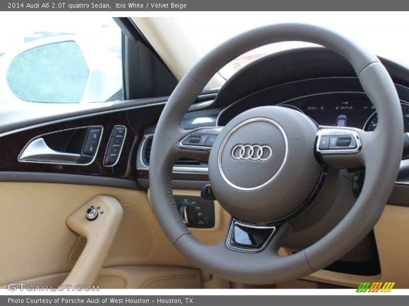 Ibis White / Velvet Beige 2014 Audi A6 2.0T quattro Sedan