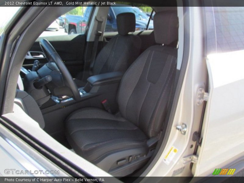 Gold Mist Metallic / Jet Black 2012 Chevrolet Equinox LT AWD