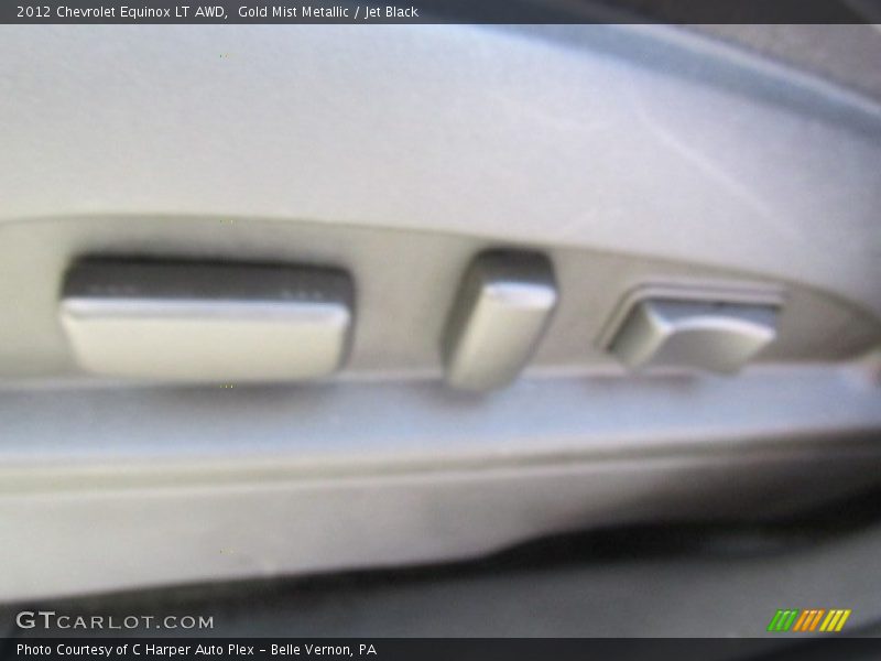 Gold Mist Metallic / Jet Black 2012 Chevrolet Equinox LT AWD