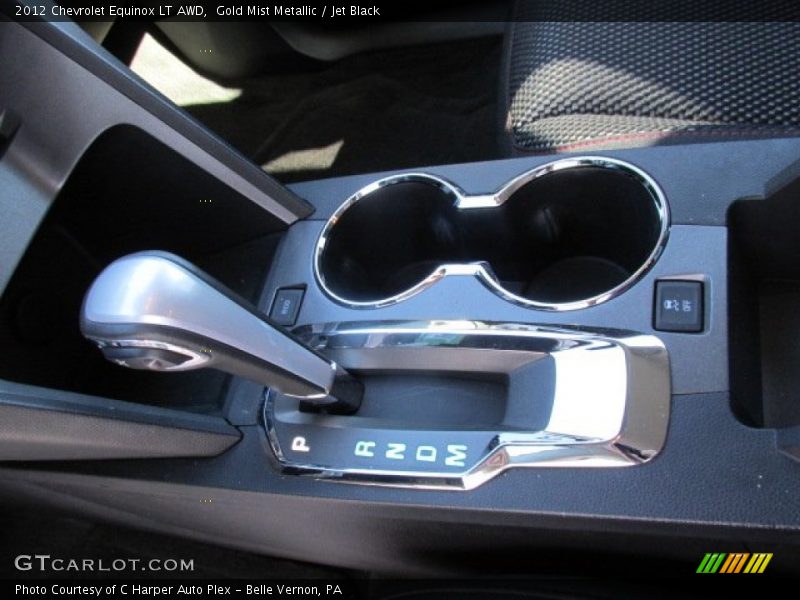 Gold Mist Metallic / Jet Black 2012 Chevrolet Equinox LT AWD