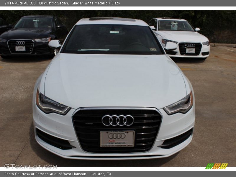 Glacier White Metallic / Black 2014 Audi A6 3.0 TDI quattro Sedan