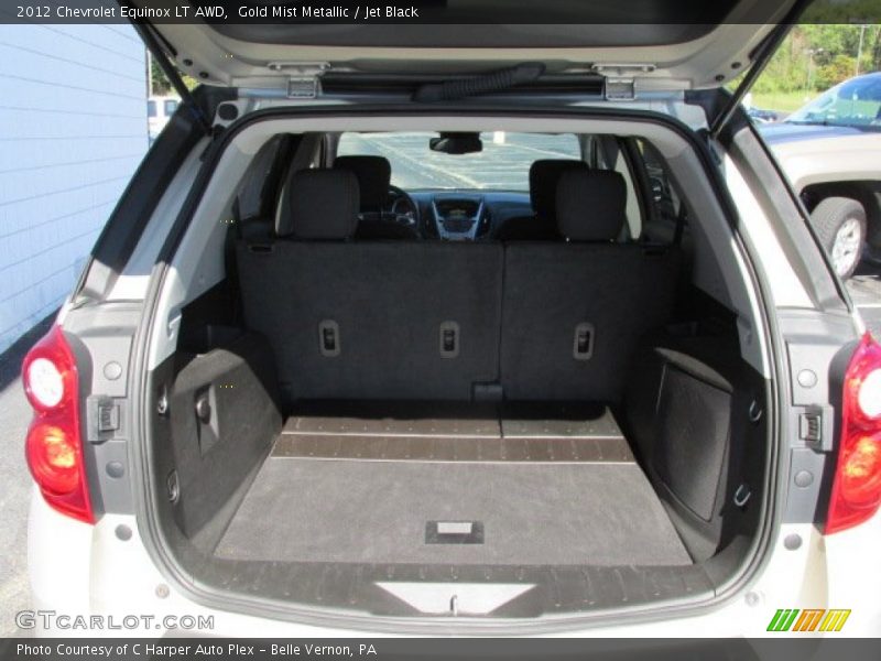 Gold Mist Metallic / Jet Black 2012 Chevrolet Equinox LT AWD