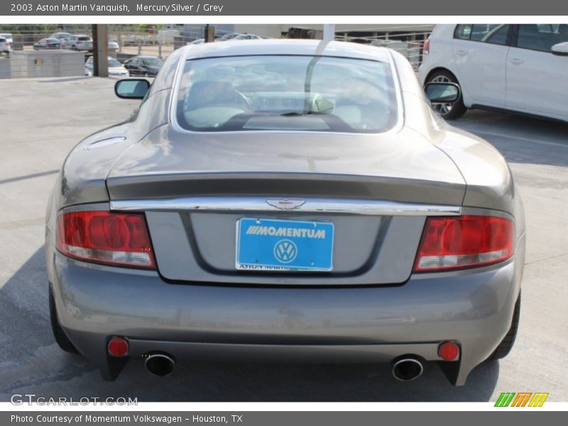 Mercury Silver / Grey 2003 Aston Martin Vanquish