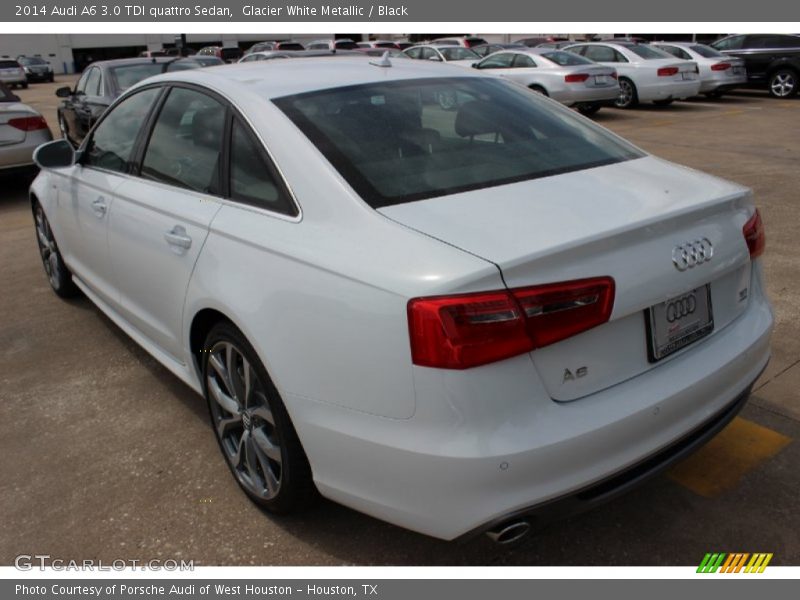 Glacier White Metallic / Black 2014 Audi A6 3.0 TDI quattro Sedan