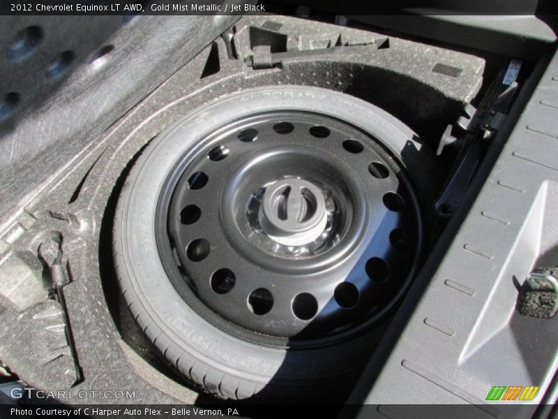 Gold Mist Metallic / Jet Black 2012 Chevrolet Equinox LT AWD