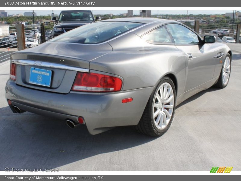 Mercury Silver / Grey 2003 Aston Martin Vanquish