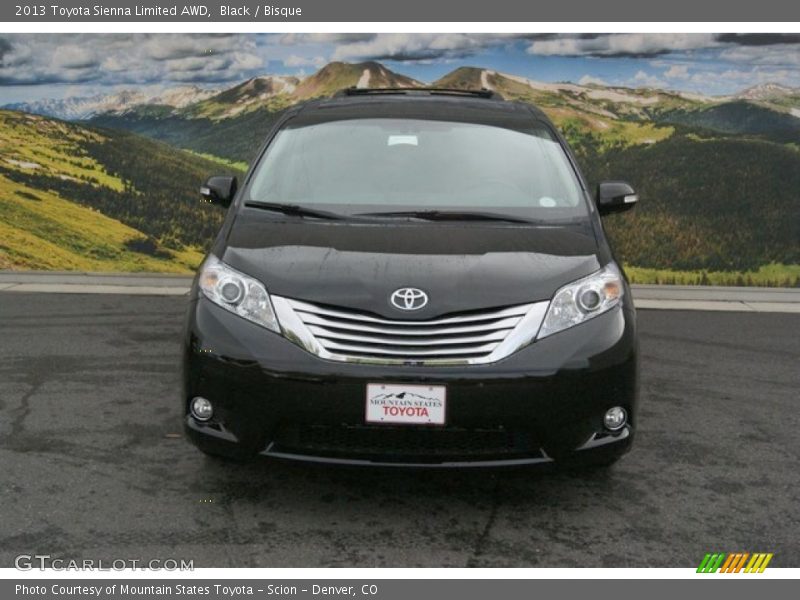 Black / Bisque 2013 Toyota Sienna Limited AWD