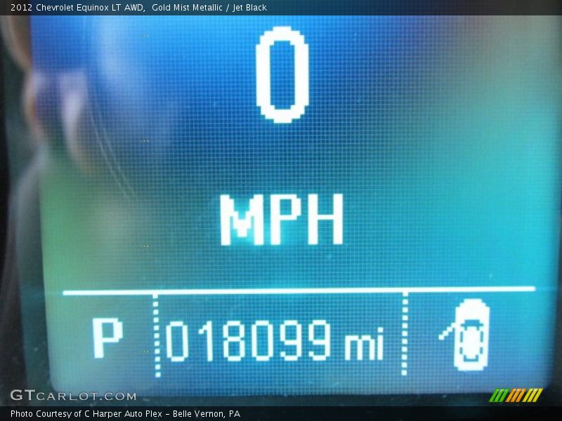 Gold Mist Metallic / Jet Black 2012 Chevrolet Equinox LT AWD