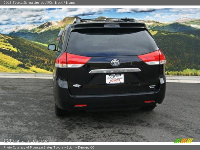 Black / Bisque 2013 Toyota Sienna Limited AWD