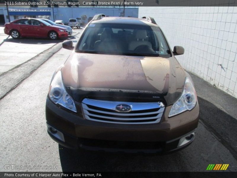 Caramel Bronze Pearl / Warm Ivory 2011 Subaru Outback 2.5i Premium Wagon