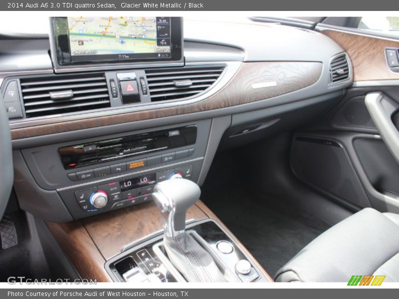 Glacier White Metallic / Black 2014 Audi A6 3.0 TDI quattro Sedan