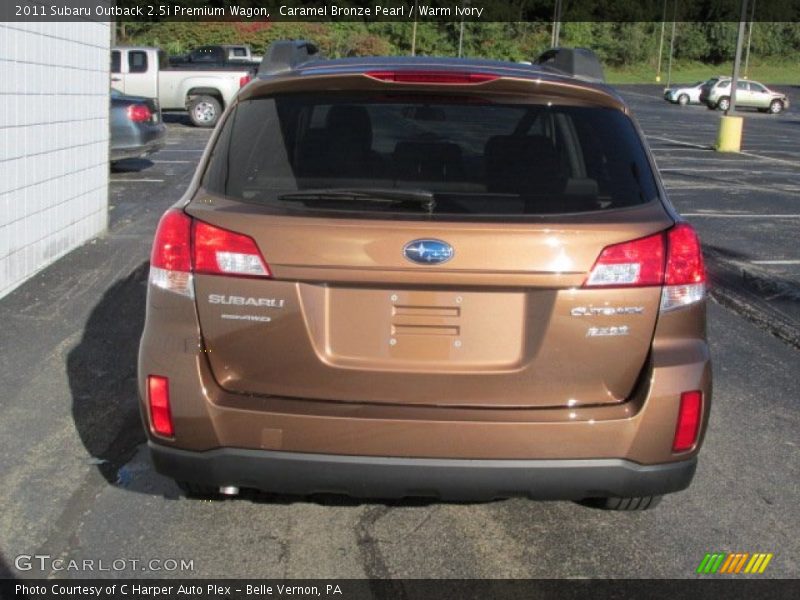 Caramel Bronze Pearl / Warm Ivory 2011 Subaru Outback 2.5i Premium Wagon