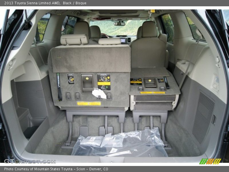 Black / Bisque 2013 Toyota Sienna Limited AWD